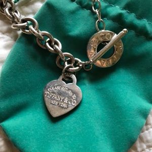 Return to Tiffany heart tag toggle necklace